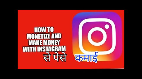 Ho to earn money for instagram