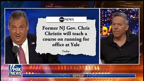 Gutfeld Roasts Chris Christie