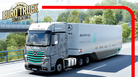 CAMINHÃO DA EQUIPE MERCEDES AMGF1 | Euro Simulator Truck 2