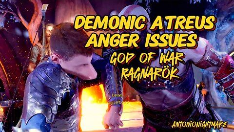 God of War Ragnarök Clip - Atreus is the most annoying & demonic kid. Worst GOD! I did enjoy Sindri getting Knock Out!