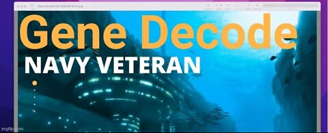 Gene Decode Intel Drop: DUMBS, Artificial Intelligence, Nuclear Submarine, Special Ops, And Much More