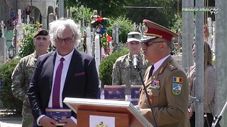 NEWS BUZAU Ceremonial depuneri de coroane Cimitirul Eroilor 25 05 2023