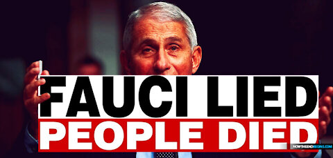 FAUCI LIED!!!!!!!!!!!