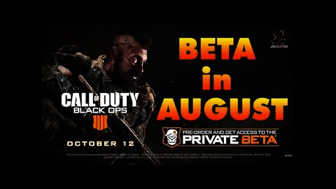 Black Ops 4 Beta in August According to Comcast