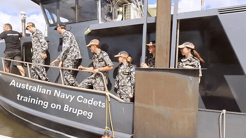 Australian Navy Cadets training on Brupeg - Ep.372