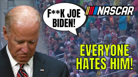 Media Desperately Tries To Spin "F Joe Biden" Chant At NASCAR Race | Everyone HATES Joe Biden