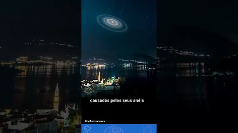 Como seria o céu da Terra com o Super Saturno?