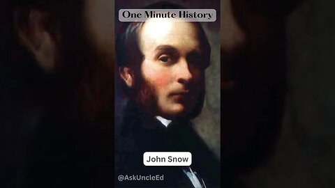 One Minute History - John Snow