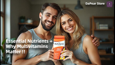 The 25 Must-Have Nutrients for a Healthier You + Why Multivitamins Matter!