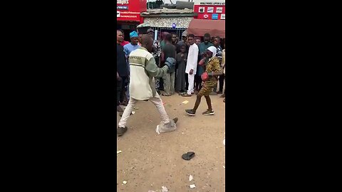 Street fight in Africa