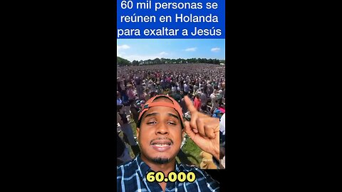 60 mil personas se reunen adorar al Dios vivo #viral #reel #short #fyp #religión #biblia