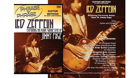 LED ZEPPELIN Lesson 5 BLACK DOG GUITAR CENTER DVD Beginner Advanced learn the whole song JIMMY PAGE