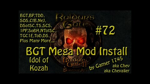 Let's Play Baldur's Gate Trilogy Mega Mod Part 72 - Idol of Kozah