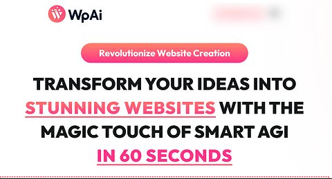 WPAi: Transform Your Website Vision into Reality with AI Power