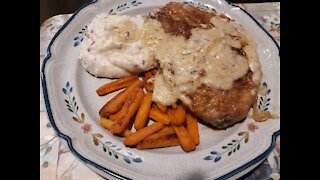 My Southern Fried Pork Chop and Gravy