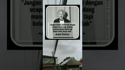 Kata Mutiara Albert Einstein#shorts