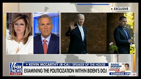 McCarthy: Impeachment Inquiry Is a 'Natural Step Forward' Regarding President Biden