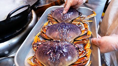 New York City Food - JAPANESE COLD CRABS Park Asia Brooklyn Seafood NYC