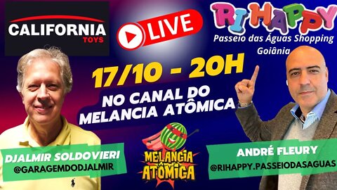 LIVE Diecast Podcast com Djalmir da Califórnia Toys e André Fleury da Ri Happy de Goiania