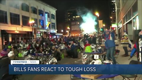 Bills Mafia takes in the Bills last game on Chippewa Street