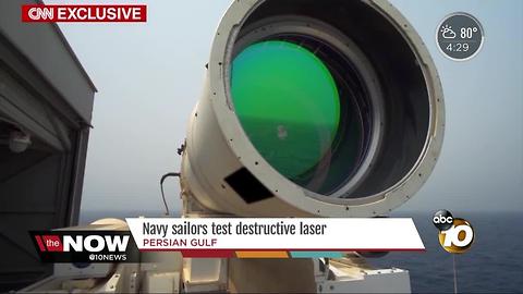 Navy tests destructive Laser Weapons System