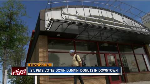 St. Pete Council shoots down proposed Dunkin' Donuts