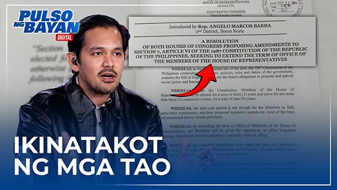 'Yan ang ikinatakot ng mga tao ang term extension! —Mr. Belgica