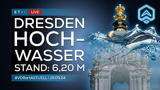 🟥 LIVE | DRESDEN: Wie hoch steht das HOCHWASSER? | #VORortAKTUELL