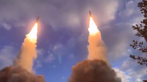 Iskander-M missile systems in combat action