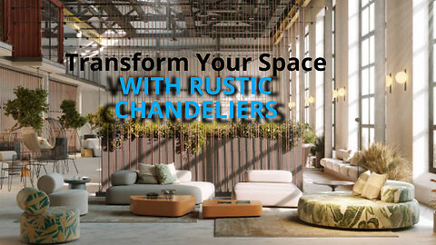 Transform Your Space with Rustic Chandeliers: Nature's Art