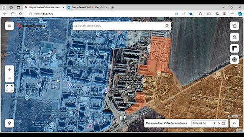 The Russian Army Assault on Vuhledar continues - Ukraine War Map Update Sept. 21 - 24, 2024