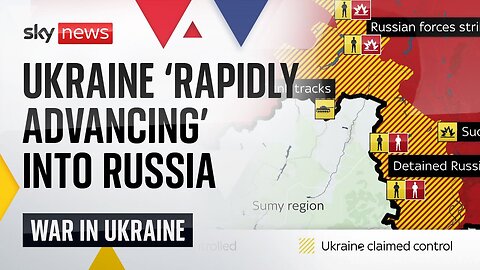 Ukraine War Update - Ukraine Invades Russia's Kursk Region • New Russian Mechanized Assaults