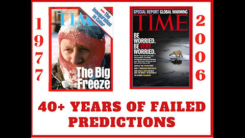 Climate Change: 40 Years of Failed Predictions