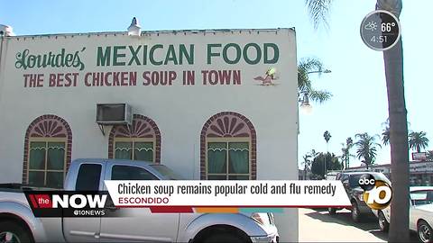 Chicken soup remains popular cold, flu remedy