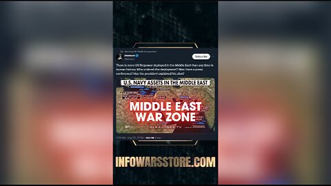 The Middle East is About To Explode - INFOWARS on X