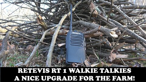 The Retevis RT 1 Walkie Talkie. A very well equipped walkie!