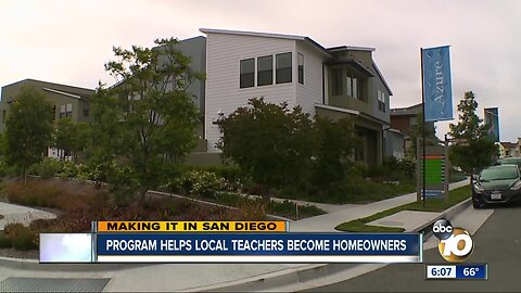 Making It in San Diego: Helping teachers buy houses