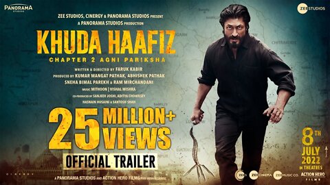 KHUDA HAAFIZ 2 - Agni Pariksha | TRAILER | Vidyut J, Shivaleeka O, Faruk K | 8th July in THEATRES