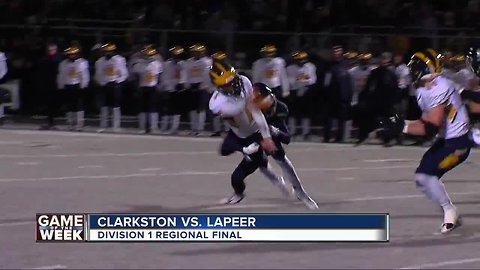 Clarkston beats Lapeer in WXYZ Game of the Week