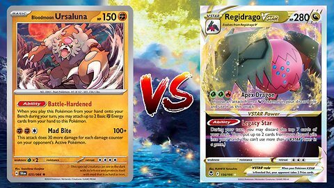 Pokemon TCG Live Bloodmoon Ursaluna Hisuian Overqwil VS Regidrago VSTAR Ogerpon EX!!