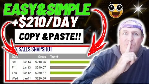 Get Paid +$210/Day Using This COPY & PASTE METHOD! (Make Money Online 2023)