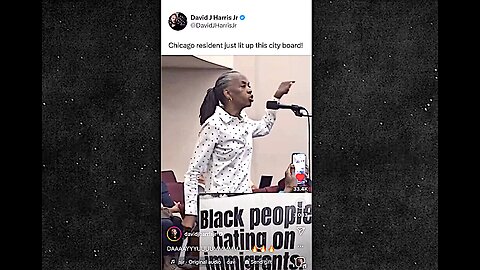 Black Resident Destroys DNC Liberals on Chicago City Council