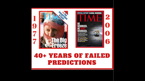 CLIMATE CHANGE: 40+ Years of Failed Predictions