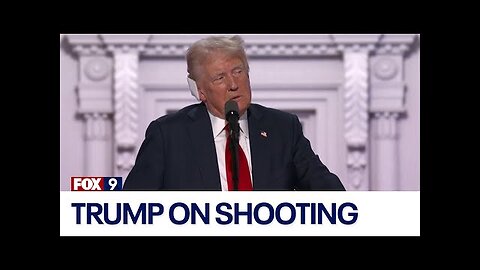 Donald Trump speaks for the 1st time on the assassination attempt