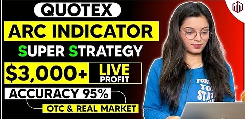 _3000 LIVE PROFIT🤑 WITH ARC INDICATOR on Quotex... Just watch and gain profit🥳