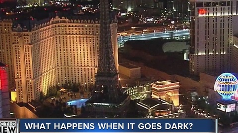 What should you do when the power goes out in a casino?