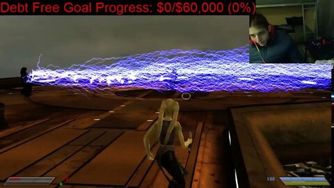 Mandalorian VS Emperor Palpatine In A Battle With Commentary In Star Wars Jedi Knight Jedi Academy