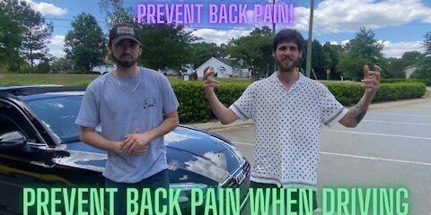 PREVENT BACK PAIN AFTER DRIVING!! w/ DV WHITE