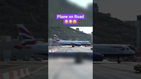 Road on Runway, Plane Crosses