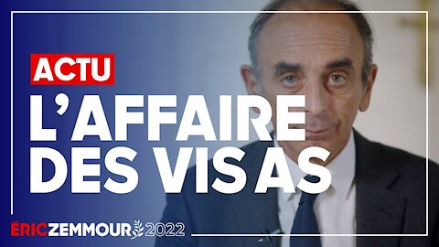 Eric Zemmour - réaction sur la réduction des visas pour Algérie, Maroc et Tunisie